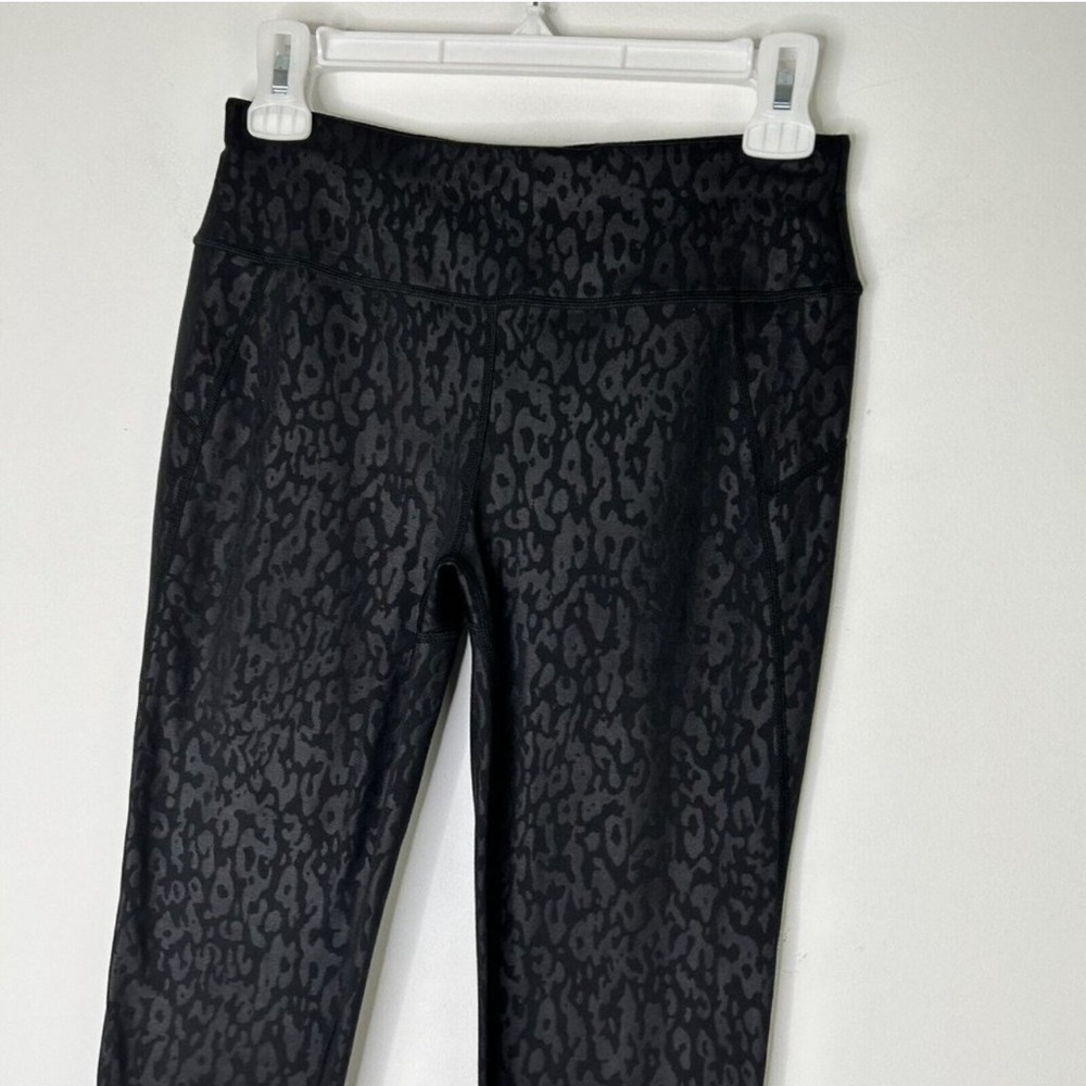 Sweaty Betty All Day Full Length Leggings Womens Size Small Black Leopard Print